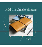 Add on elastic closure for planner cover