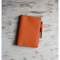 Orange leather A5 Sterling Ink cover 2026