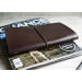 Brown leather travelers notebook cover