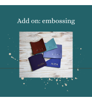 Add on personalization for planner cover