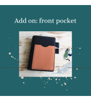 Add on front pocket for planner cover