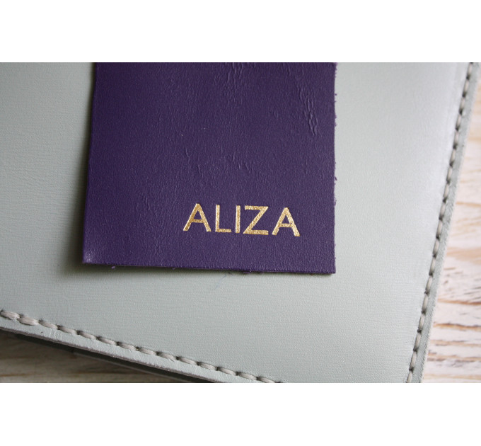 Add on personalization for planner cover