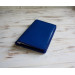 Blue leather field notes cover 