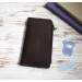 Brown leather wallet planner insert