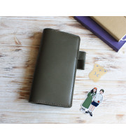 Olive croco leather A5 Sterling Ink cover 2026