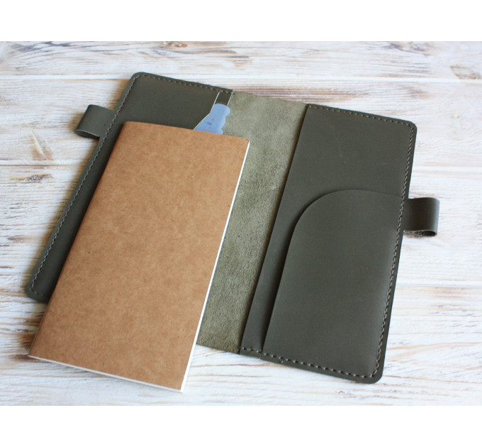 Olive croco leather A5 Sterling Ink cover 2026