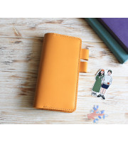 Yellow leather Hobonichi Weeks cover