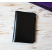 Black leather wallet planner insert
