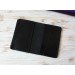 Black leather wallet planner insert