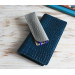 Leather flat pencil holder