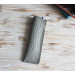 Gray leather flat pencil holder
