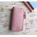 Pink leather Hobonichi Weeks cover