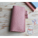 Pink leather Hobonichi Weeks cover