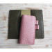 Pink leather Hobonichi Weeks cover