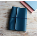 Leather trifold travelers notebook cover