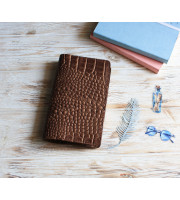 Chocolate brown leather Sterling Ink cover 2027