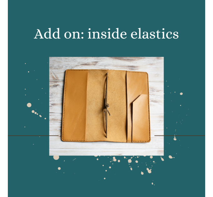 Add on inside elastic for planner cover