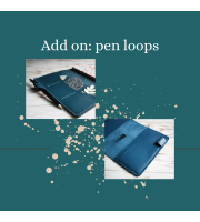 Add on pen loop for planner cover