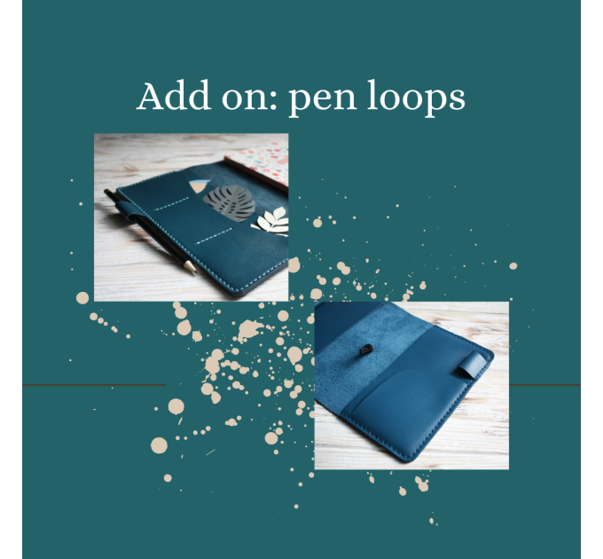 Add on pen loop for planner cover