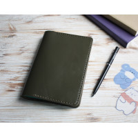 Olive green Hobonichi planner cover A6