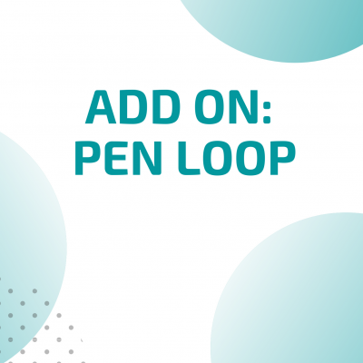 Add on pen loop for planner cover