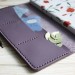 Violet leather Hobonichi Weeks cover