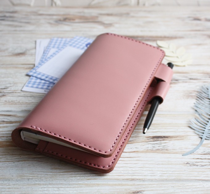 Pink leather Nolty cover