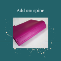 Add on spine for planner cover