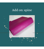 Add on spine for planner cover